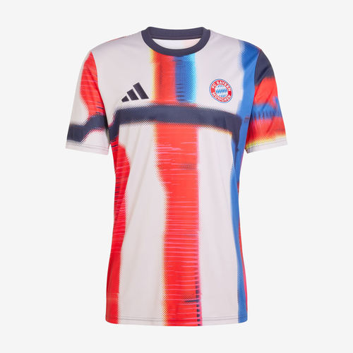 Adidas阿迪达斯正品FC Bayern短袖圆领吸湿排汗场训服足球JZ6260