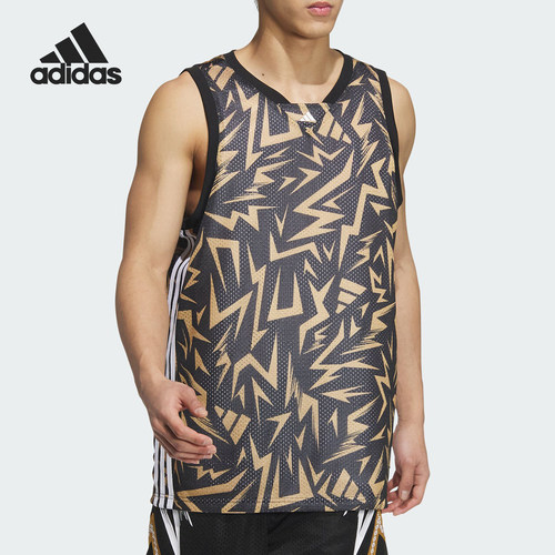 Adidas/阿迪达斯正品夏季新款男士篮球双面穿运动背心JC6796