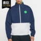 耐克正品 男装 当季 Nike 休闲透气翻领篮球运动夹克外套CW0838 414