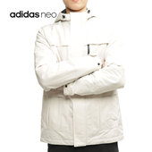 阿迪达斯正品 连帽运动棉服 NEO 修身 FU1033 男子冬季 Adidas