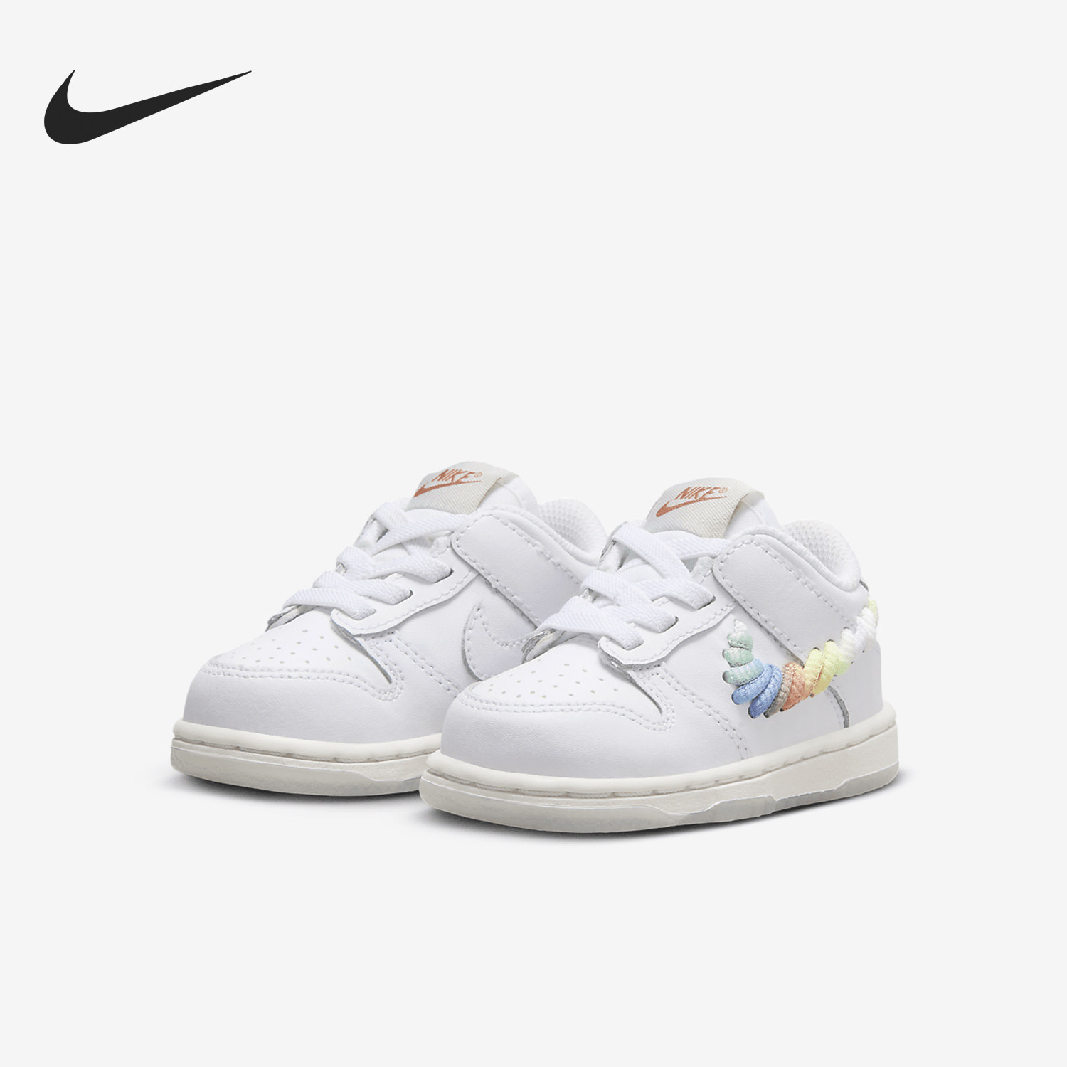 Nike/耐克正品Dunk Low SE TDE婴童复古耐磨运动鞋FQ1924-100