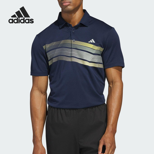 Adidas/阿迪达斯正品2025男士运动亲肤透气短袖POLO衫JF8981