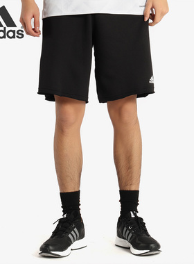 Adidas阿迪达斯正品 当季新款 男子休闲版运动健身训练短裤BK7461
