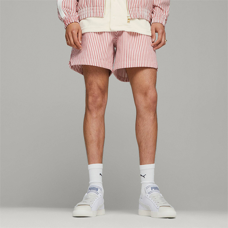 Puma/彪马正品2024新款男士透气松紧腰系带运动短裤620885-21