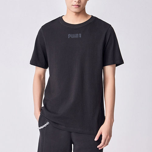 PUMA彪马正品男款Modern Basics刺绣Logo运动短袖T恤847669-01