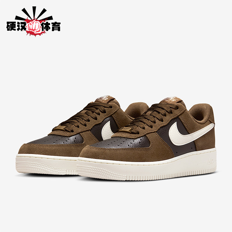 Nike/耐克正品Air Force 1女士低帮翻毛皮休闲轻便板鞋IO1914-235