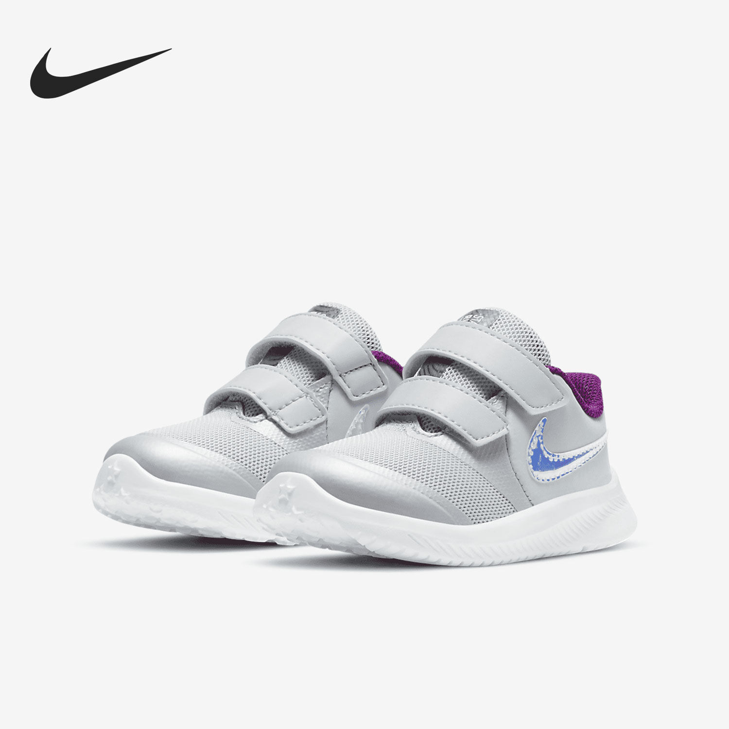 Nike/耐克正品STAR RUNNER 2 POWER小童休闲运动鞋 DD5888-001
