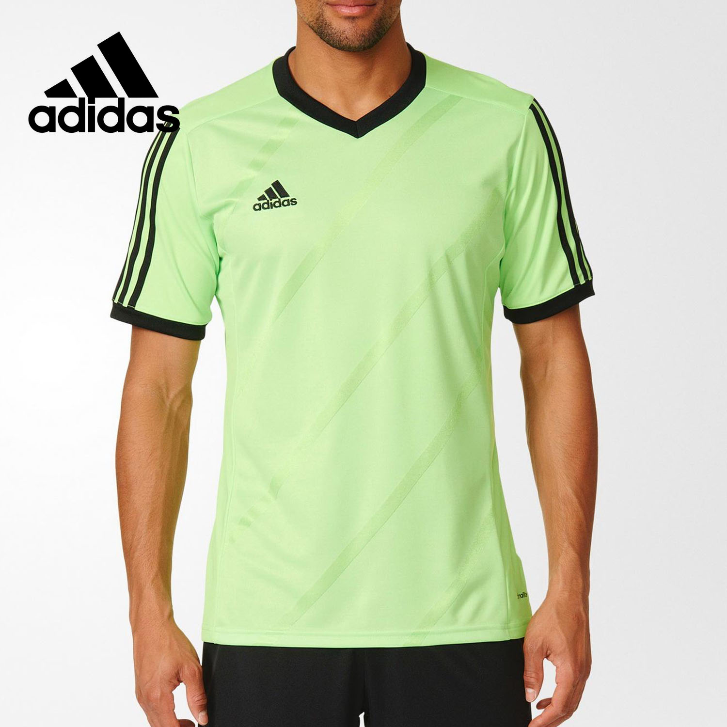 Adidas/阿迪达斯正品男短袖足球训练比赛球衣组队球服 F50275
