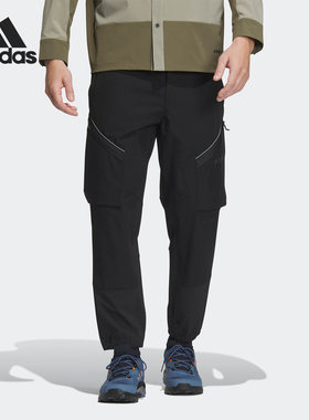 Adidas/阿迪达斯正品春季男子新款工装风户外运动长裤IC7994