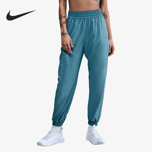 Nike/耐克正品2025秋季款女士松紧腰束脚运动长裤HJ1051-006