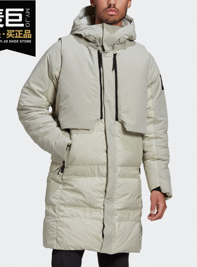 Adidas/阿迪达斯正品保暖男子马甲双面两件套羽绒服FT2430