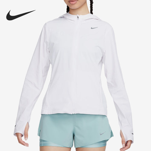 Nike/耐克正品新款女子休闲运动透气跑步夹克外套FB7481-100