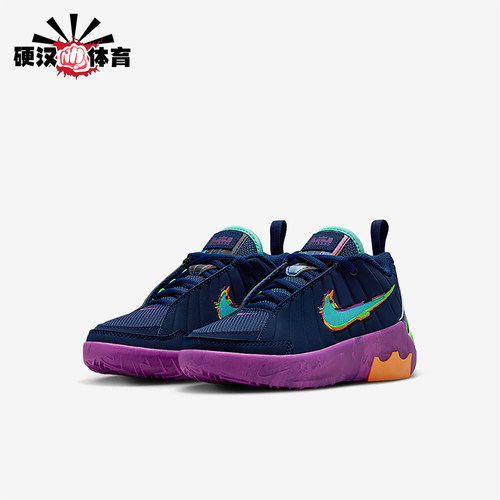 Nike/耐克正品LeBron Witness 9小童透气减震篮球鞋HV2268-400