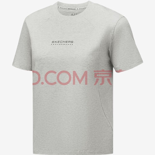 Skechers斯凯奇正品儿童款Logo透气圆领短袖T恤P325W075-0248