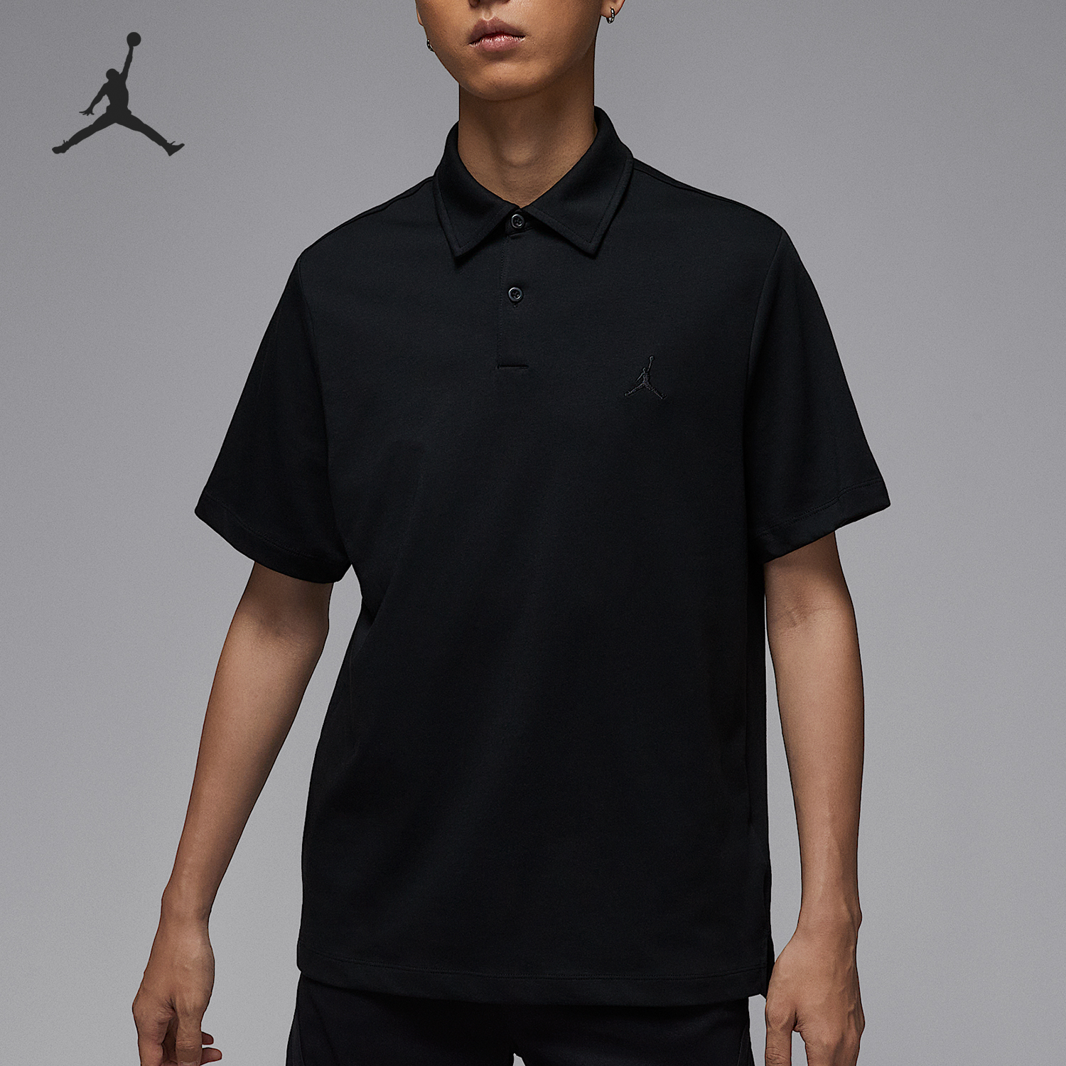 Nike/耐克正品JORDAN男士高尔夫翻领运动POLO衫HQ8689-010