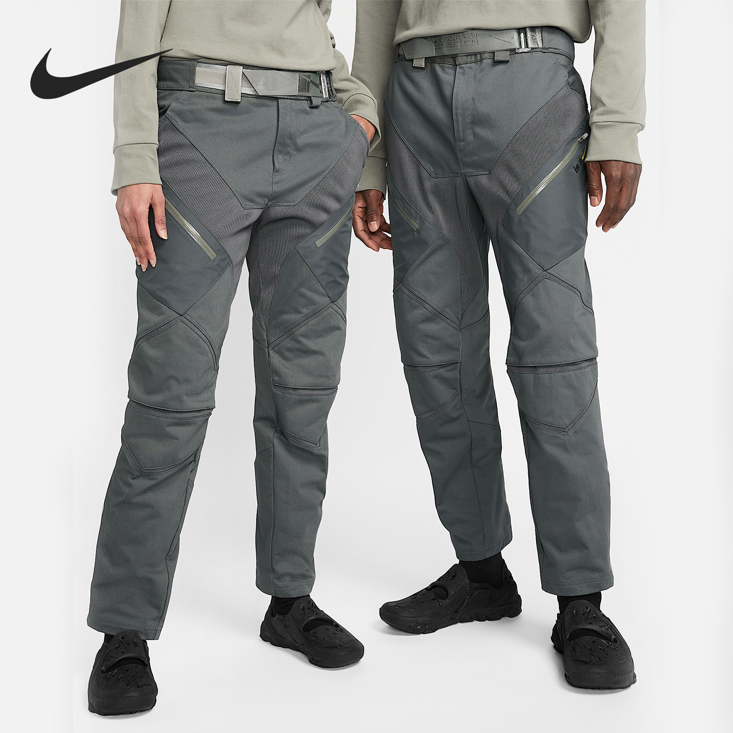 Nike/耐克正品 ISPA 男女时尚简约直筒运动长裤FJ7372-068