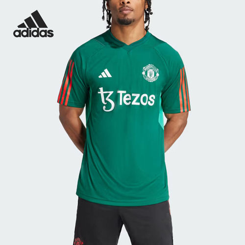 Adidas阿迪达斯正品Manchester United男款训练短袖T恤IQ1527