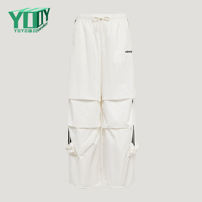 Adidas/阿迪达斯正品PARACHUTE PANTS女士经典宽松运动伞裤LF1193