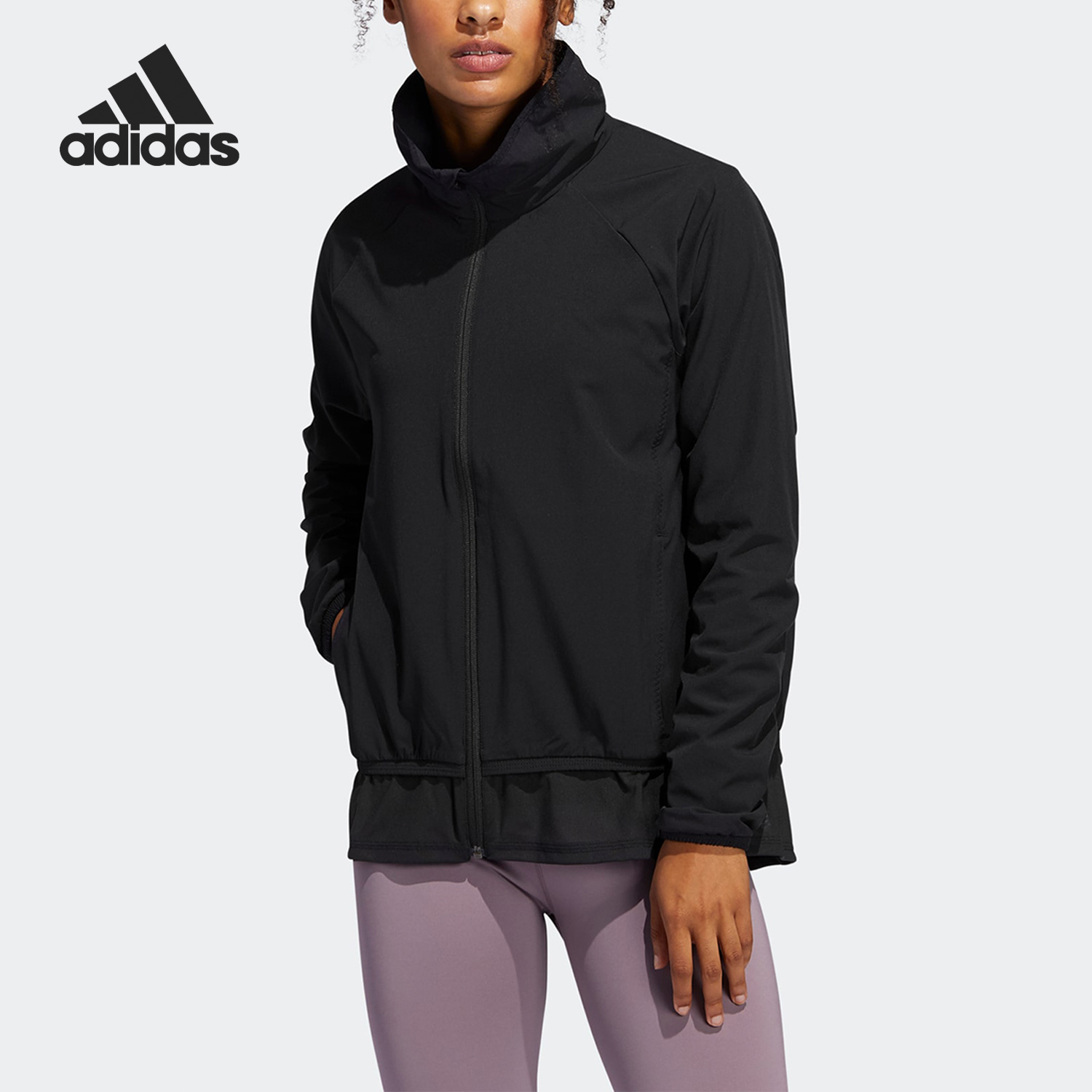 阿迪达斯女子训练运动夹克外套