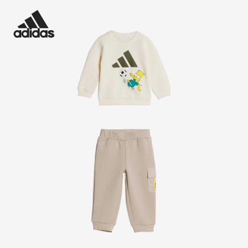 Adidas/阿迪达斯正品SportswearJogerKids休闲运动套装JL9175