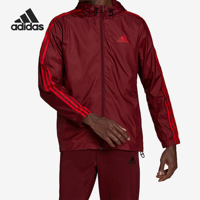 Adidas/阿迪达斯正品当季新款梭织连帽男子运动夹克HE4319