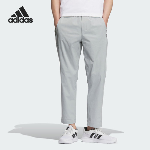 Adidas/阿迪达斯正品2025夏季男士梭织户外休闲长裤KE6006