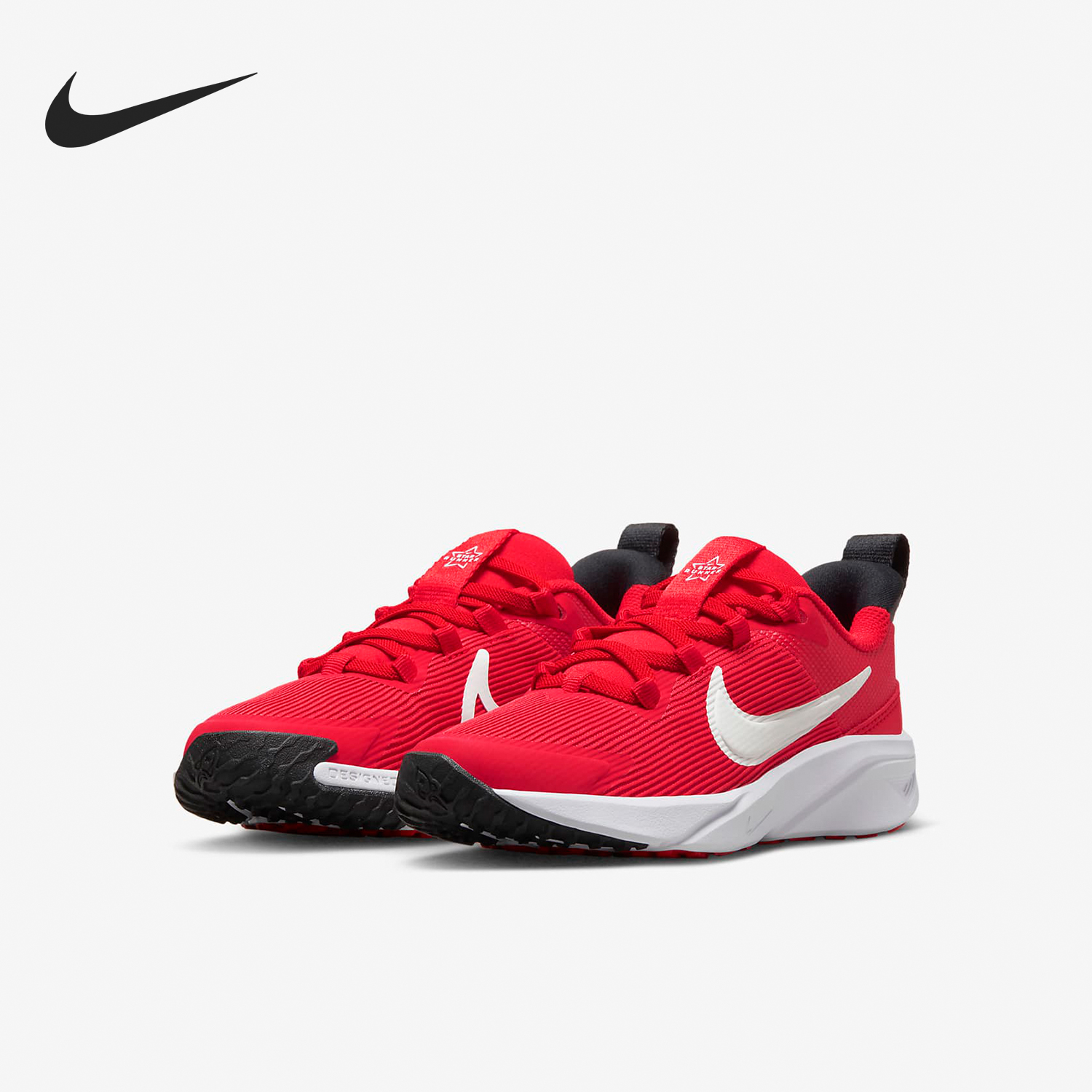 Nike/耐克正品Star Runner 4 NN儿童轻便跑步鞋DX7614-600