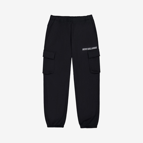 New Balance/NB正品新款男子宽松百搭中腰工装长裤AMP45029-BK