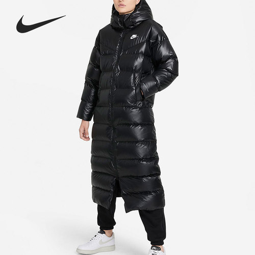 耐克女子长款运动羽绒服