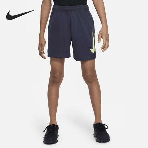 Nike/耐克正品Multi Dri-FIT夏季大童印花运动短裤DX5361-015