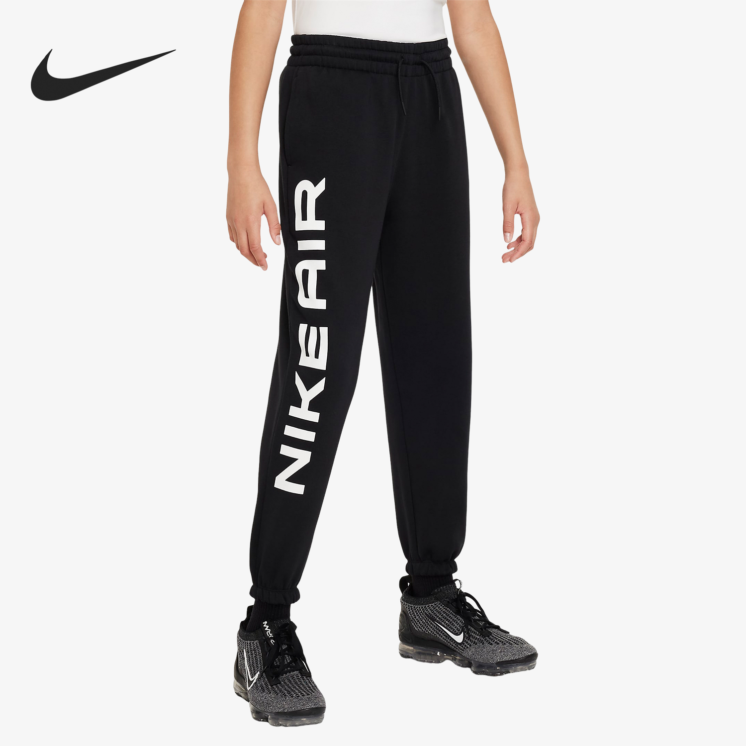 耐克正品大童加绒运动长裤