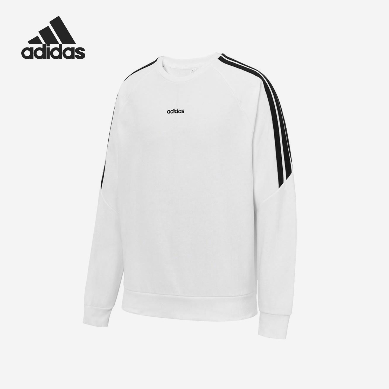 Adidas/阿迪达斯正品2025男士圆领运动亲肤舒适套头衫KA2563