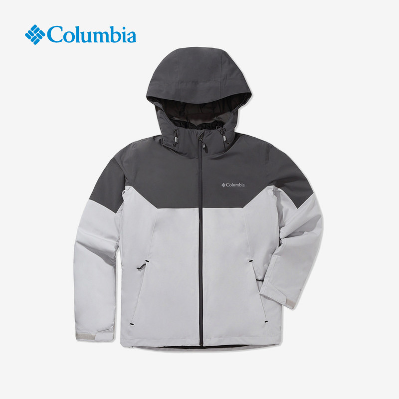 Columbia哥伦比亚正品男子户外保暖羽绒内胆三合一冲锋衣WE6347