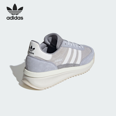 Adidas/阿迪达斯正品三叶草男女低帮系带耐磨跑步鞋IH5558