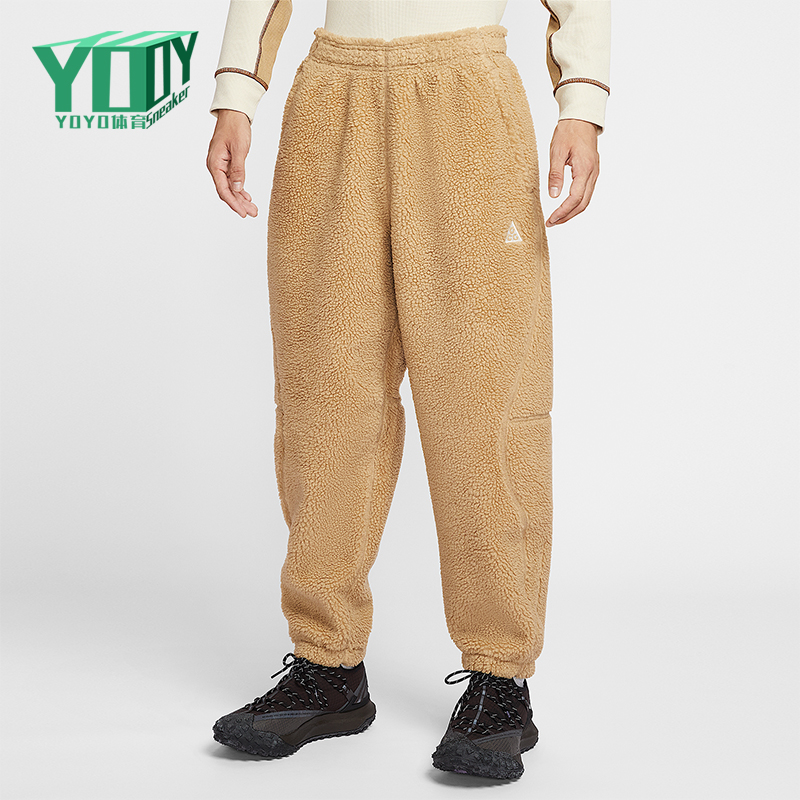 Nike/耐克正品Canwell Glacier男士运动保暖羊羔绒长裤FV8828-297
