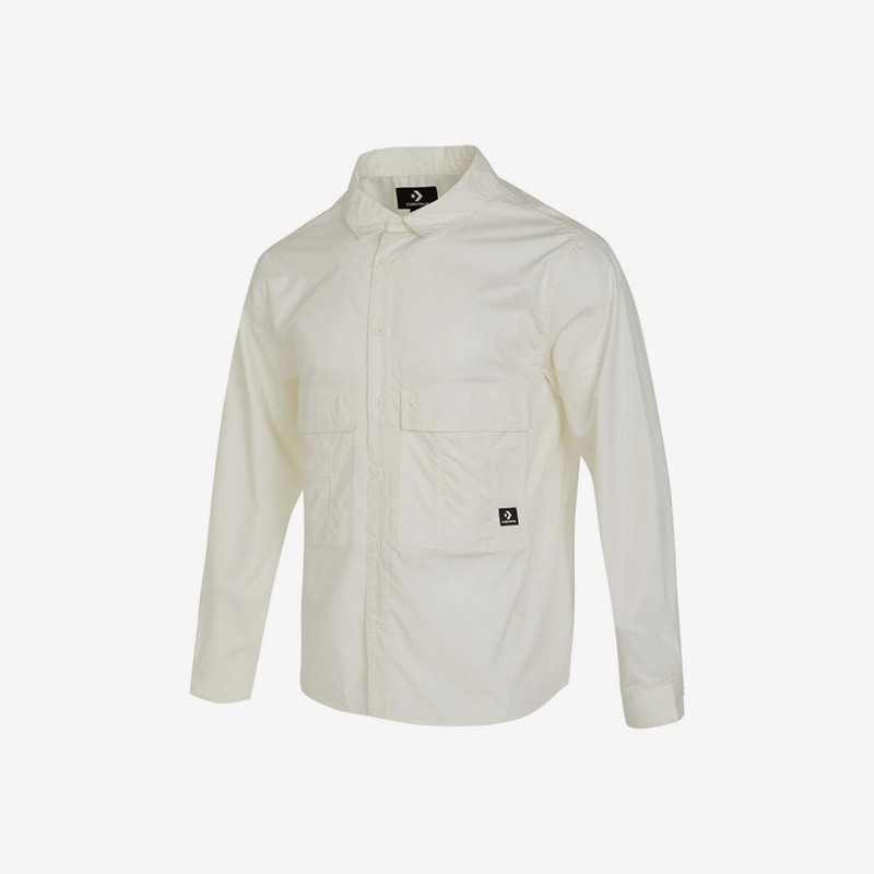 Converse/匡威正品新款男子简约百搭翻领长袖衬衫10025284-A02