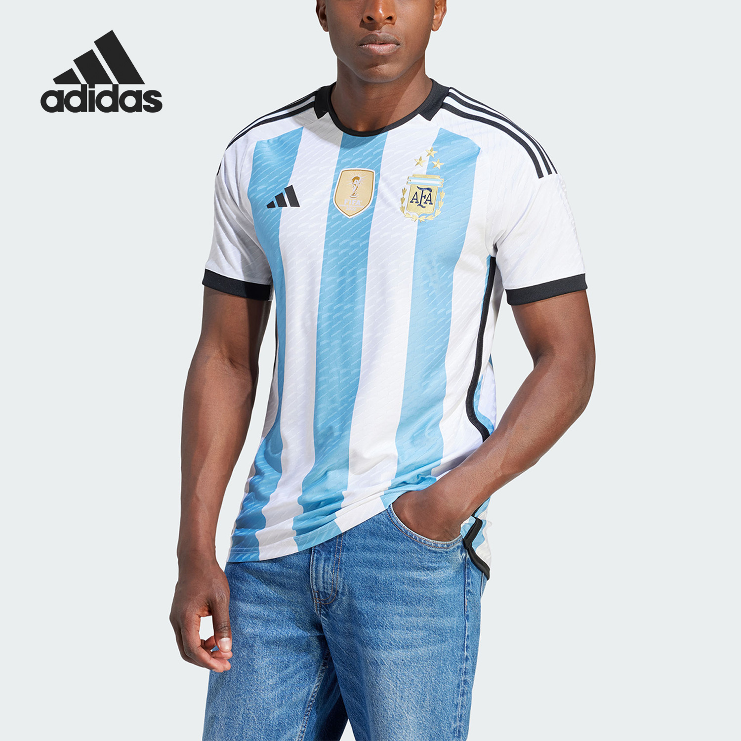 阿迪达斯正品男子短袖T恤