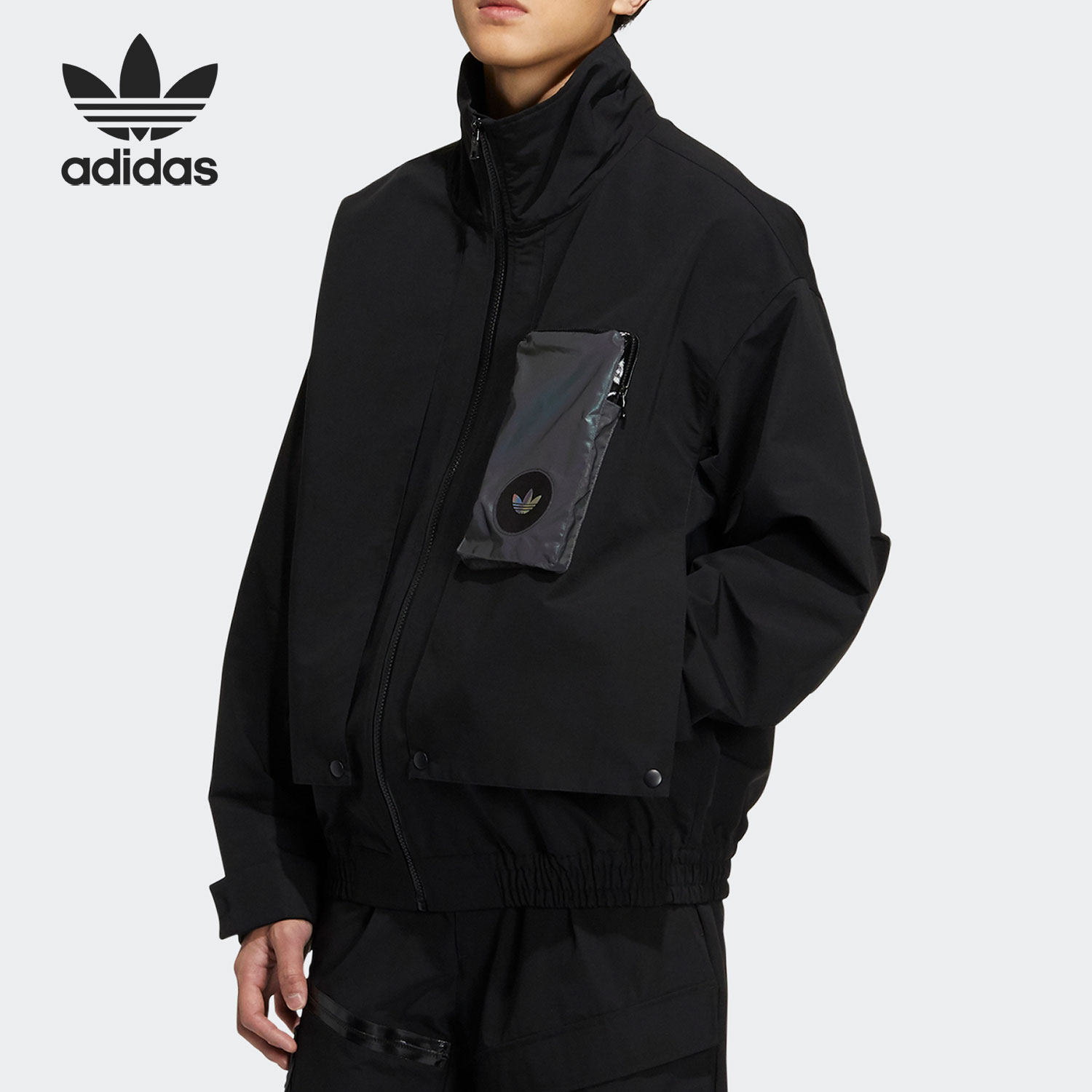 Adidas/阿迪达斯正品三叶草休闲男子时尚潮流运动外套 H58069,运动服/休闲服装,运动茄克/外套,淘宝优惠券,粉丝福利购,淘宝优惠卷