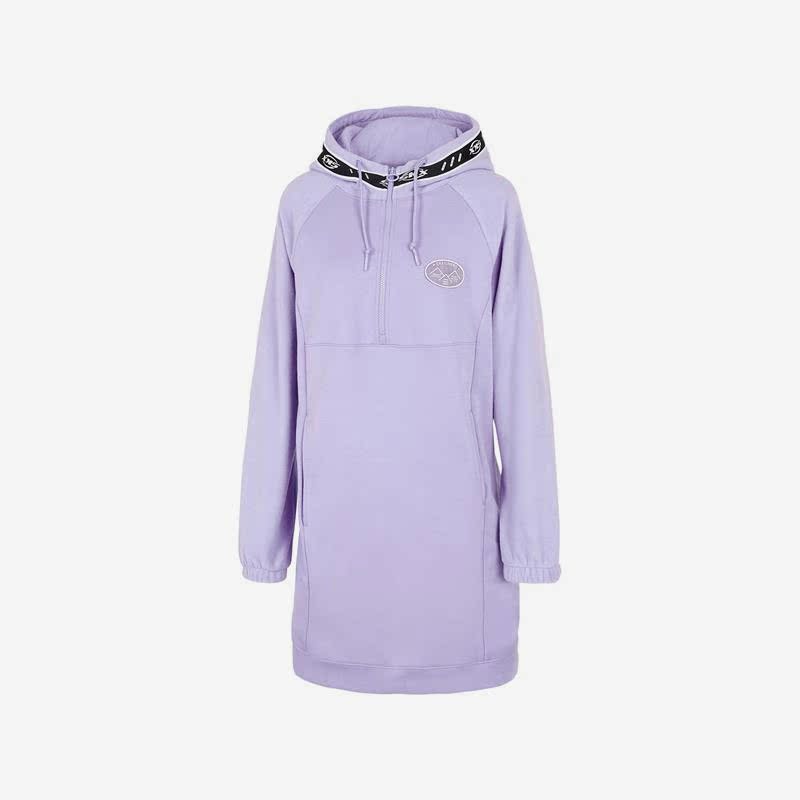 Skechers/斯凯奇正品秋季女子连帽休闲连衣裙P421W011