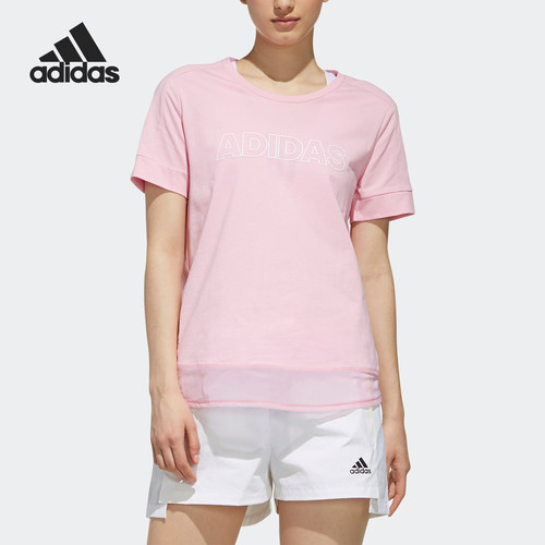 Adidas/阿迪达斯正品当季新款女子运动健身透气圆领T恤DY8650