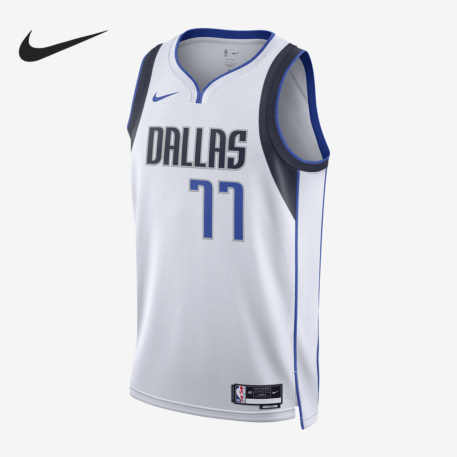 Nike/耐克正品达拉斯独行侠队DRI-FIT男子运动球衣DN2074-100