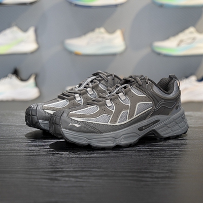 李宁正品CF溯林影男女同款复古运动轻弹缓震户外徒步鞋AHTV033-7