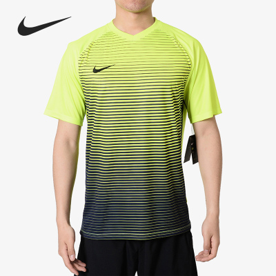 Nike/耐克正品 Dir-FIT男子足球运动训练短袖T恤 AO2374-702