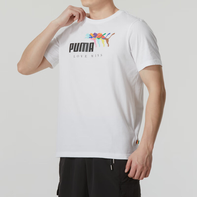 Puma/彪马正品新款男士休闲简约透气运动短袖T恤682147-02,运动服/休闲服装,运动T恤,淘宝优惠券,粉丝福利购,淘宝优惠卷