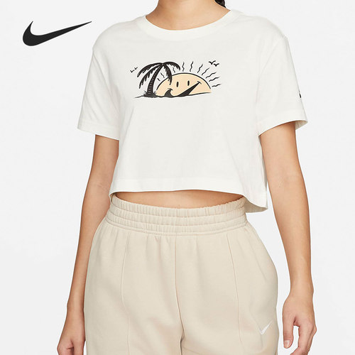 Nike/耐克正品当季新款女子透气运动短袖T恤DQ3310-133