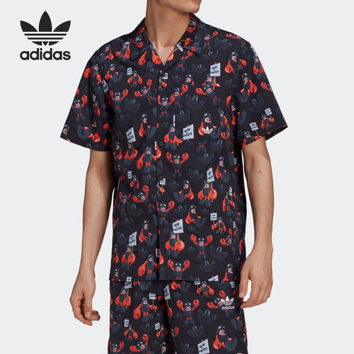 Adidas/阿迪达斯正品 三叶草男子运动休闲时尚舒适短袖T恤HA4701