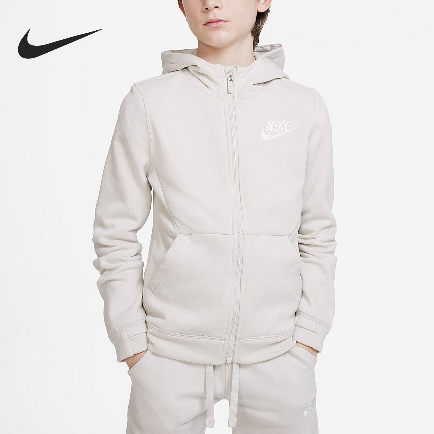 耐克儿童运动休闲连帽夹克