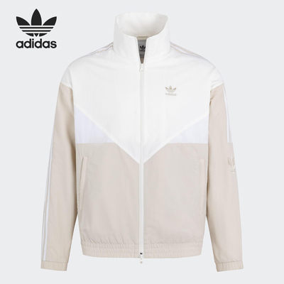 Adidas/阿迪达斯正品三叶草男女宽松拼接梭织运动外套KC3116