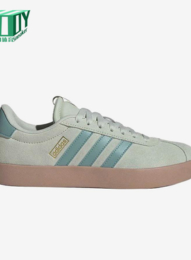 Adidas/阿迪达斯正品VLCOURT3.0女绿色复古经典低帮板鞋KI2077