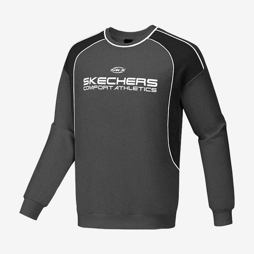 Skechers斯凯奇正品儿童运动生活系列圆领长袖T恤P424U013-02KY